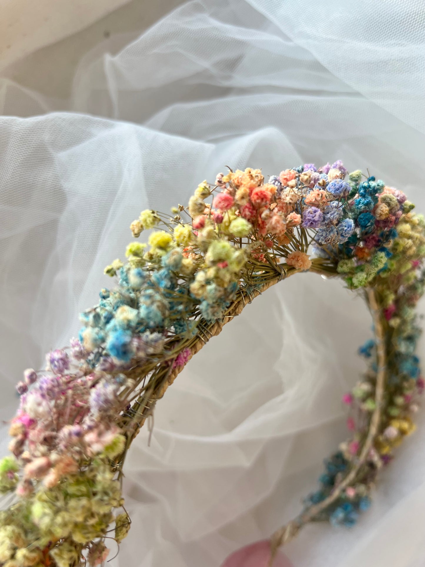 Colourful Gypsophila Headband
