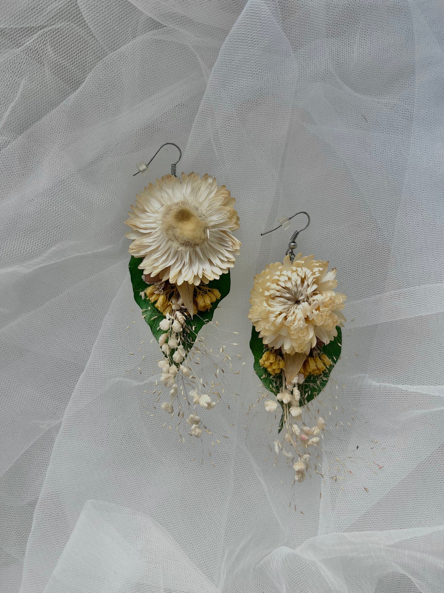 Floral earrings