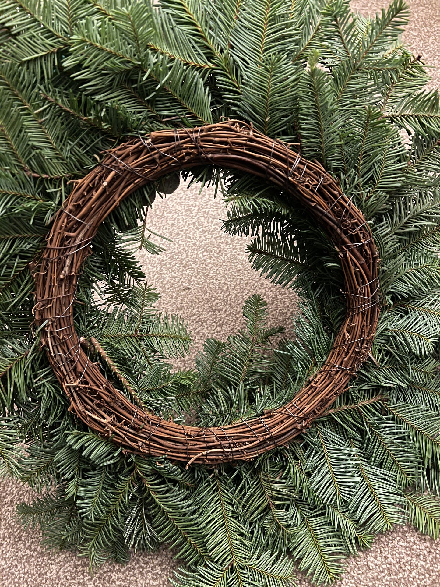 Fresh Nordic Christmas Foliage Greenery in a box for DIY