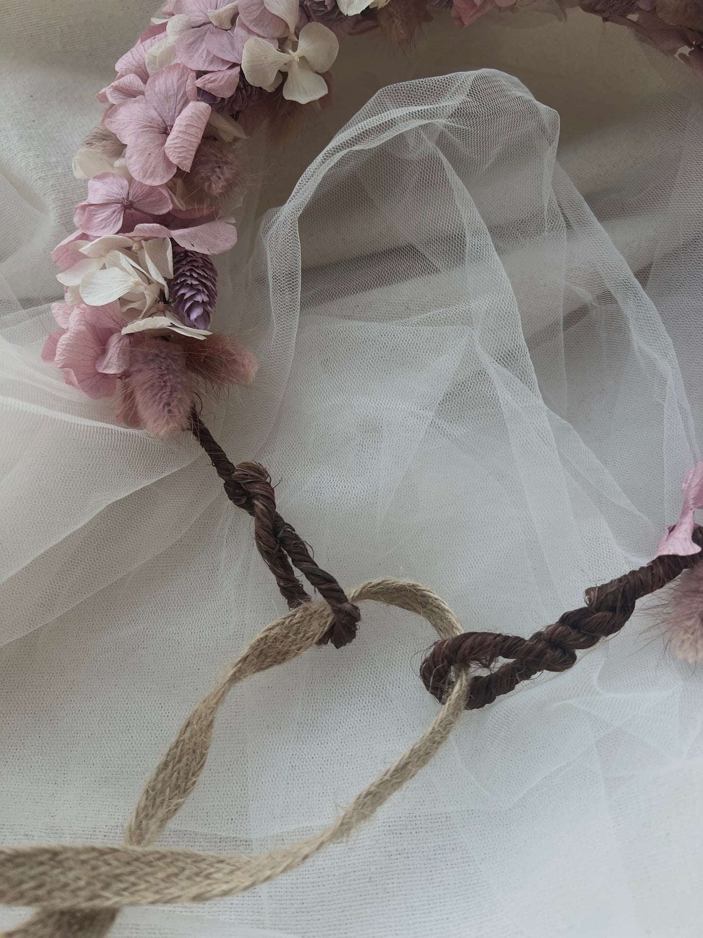 Lilac and White Floral Headband