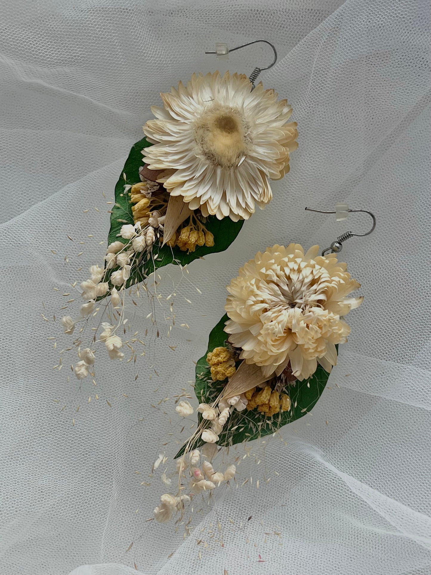 Floral earrings
