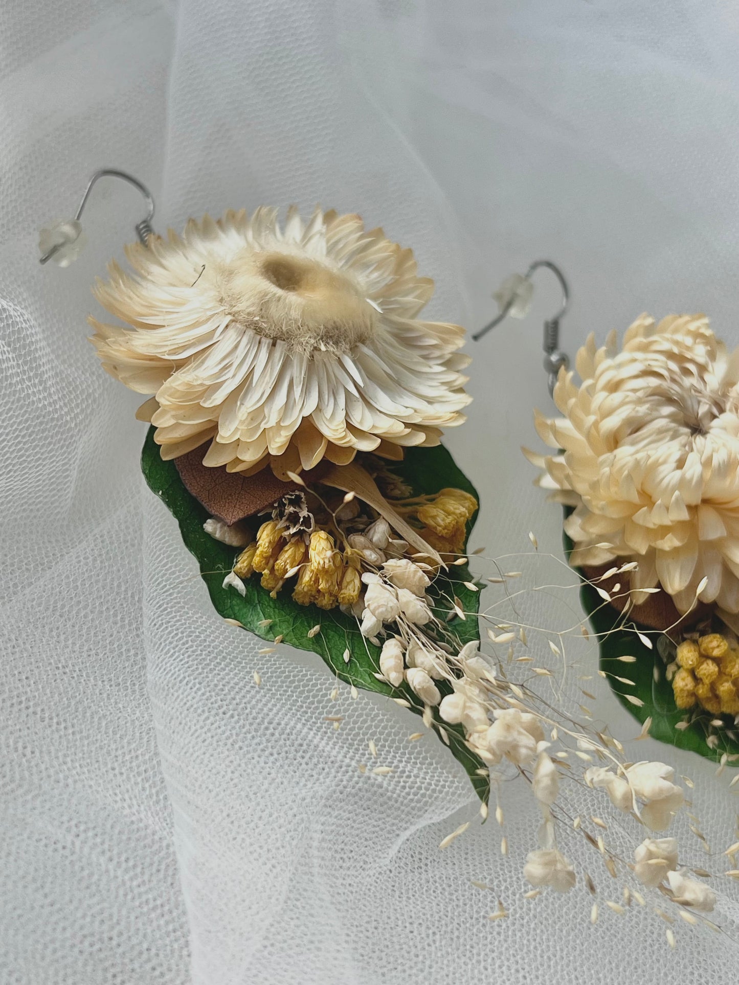 Floral earrings