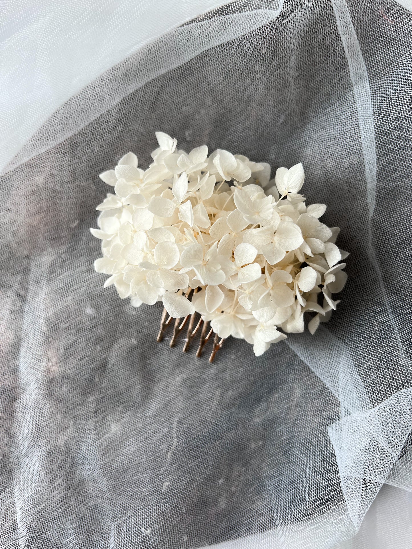 Boho Ivory Floral Hair Comb