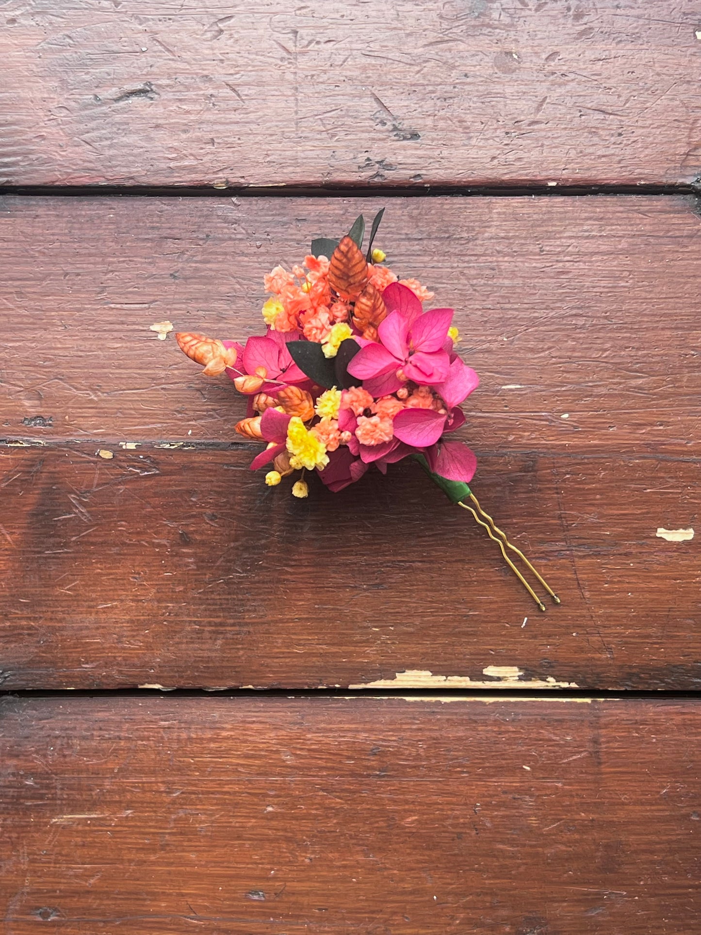 Colourful Preserved Flower Headband, Floral Crown, Hair Pin & Boutonniere Set, Summer Wedding Hair Accessories, Boho Bridal Headpiece