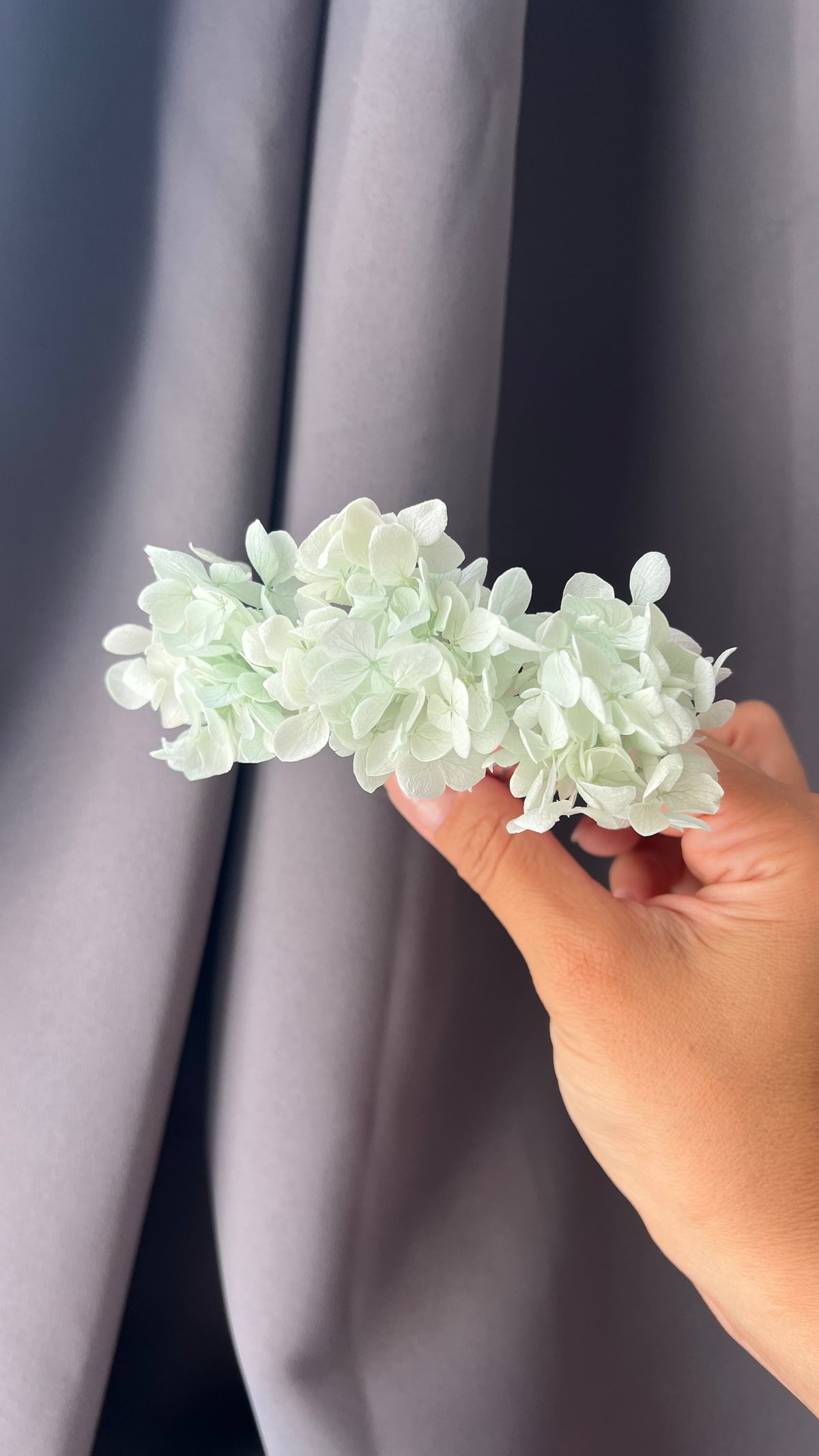 Aqua Blue Hydrangea Hair Pins for Wedding, Bridal Hair Accessories for Beach wedding, Set of 3