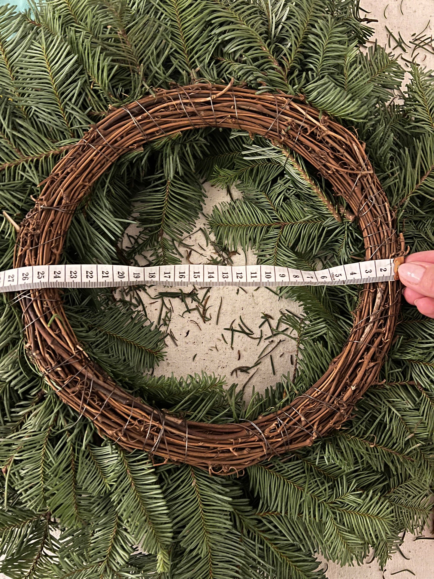 Fresh Nordic Christmas Foliage Greenery in a box for DIY