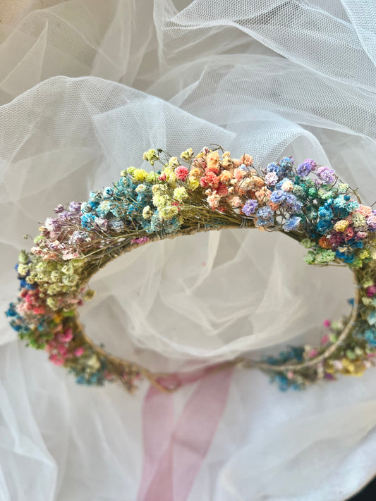Colourful Gypsophila Headband