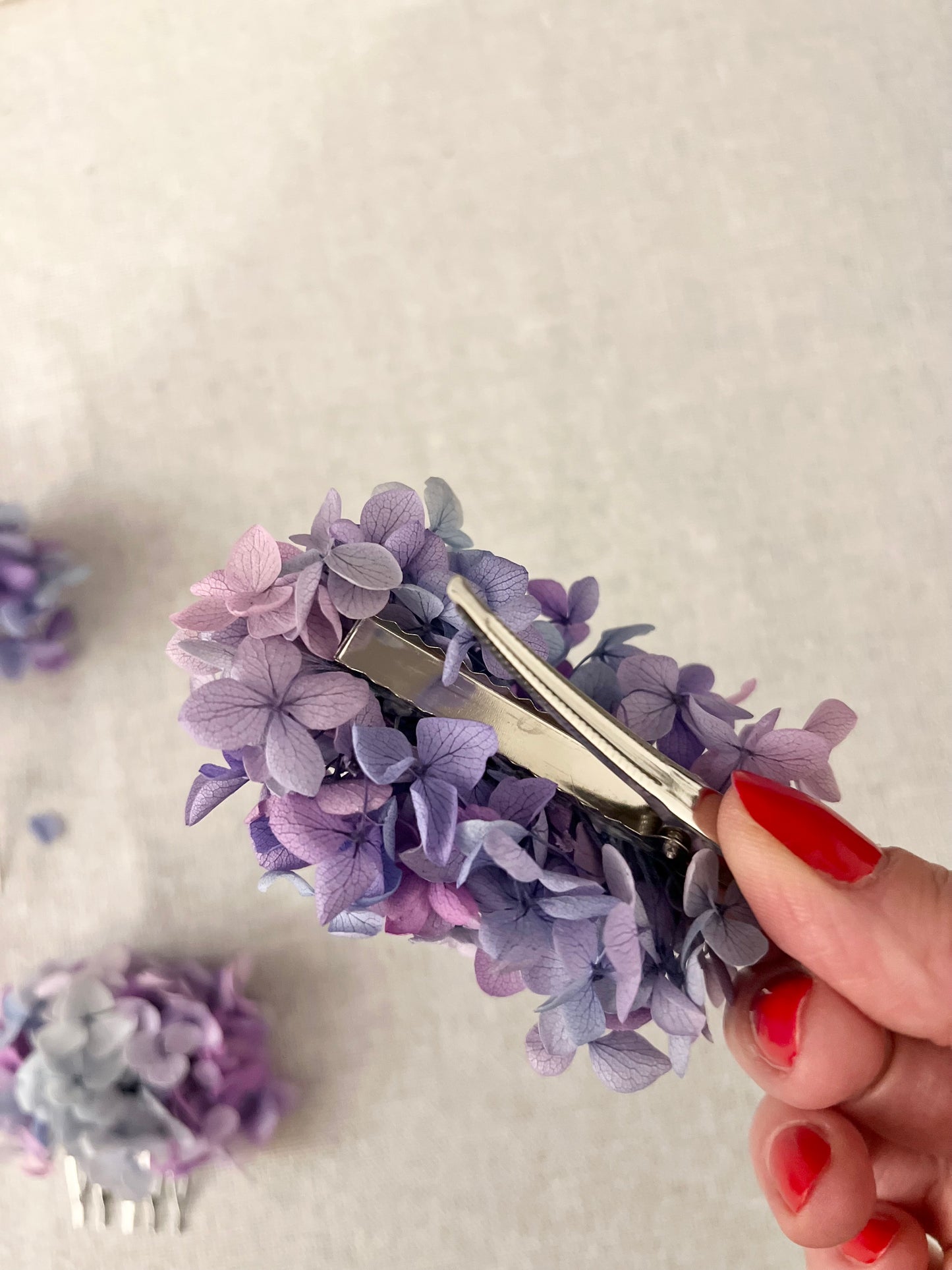 Pastel Colourful Hair Pins, Wedding Hair Accessories - Blue to Pink Shades