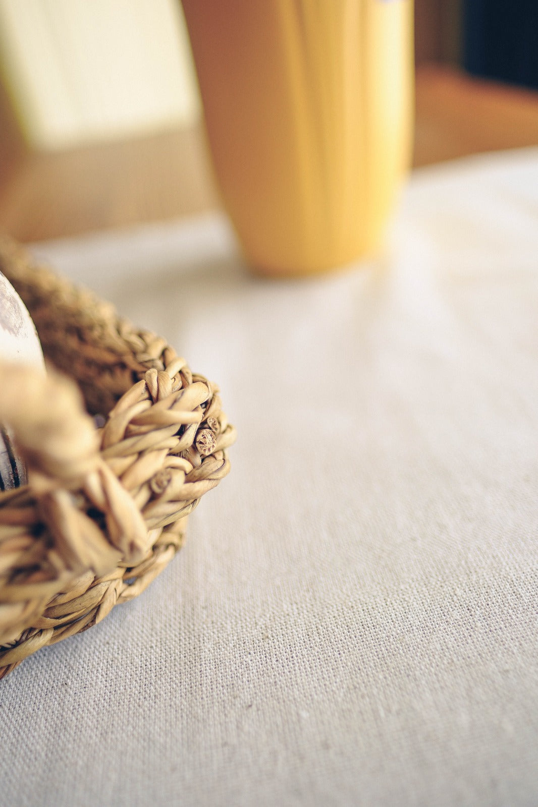 100% Cotton Plain Beige Dining Table Runner 45x150 cm 45x220 cm, Linen Look Bohemian Table Decoration