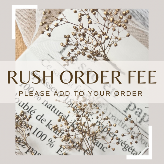 Rush Order Fee
