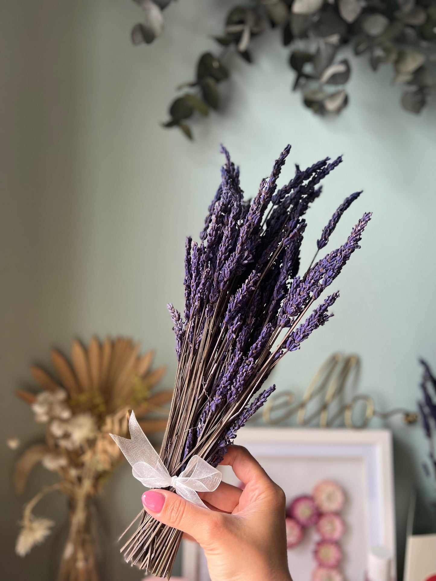 Preserved Scented Real Lavender Bunch