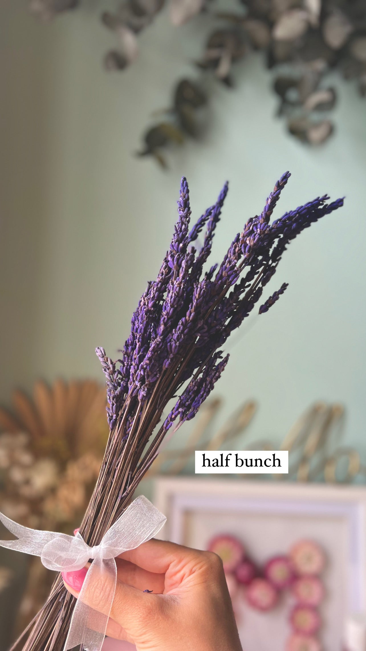 Preserved Scented Real Lavender Bunch